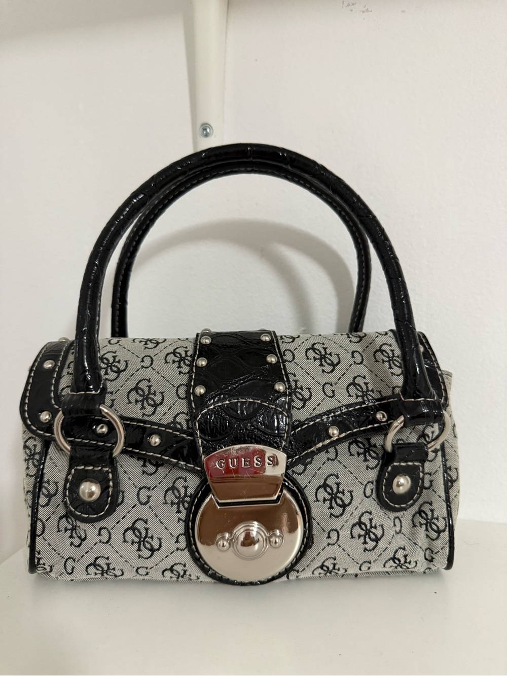 Y2K Mini Guess Monogram Purse